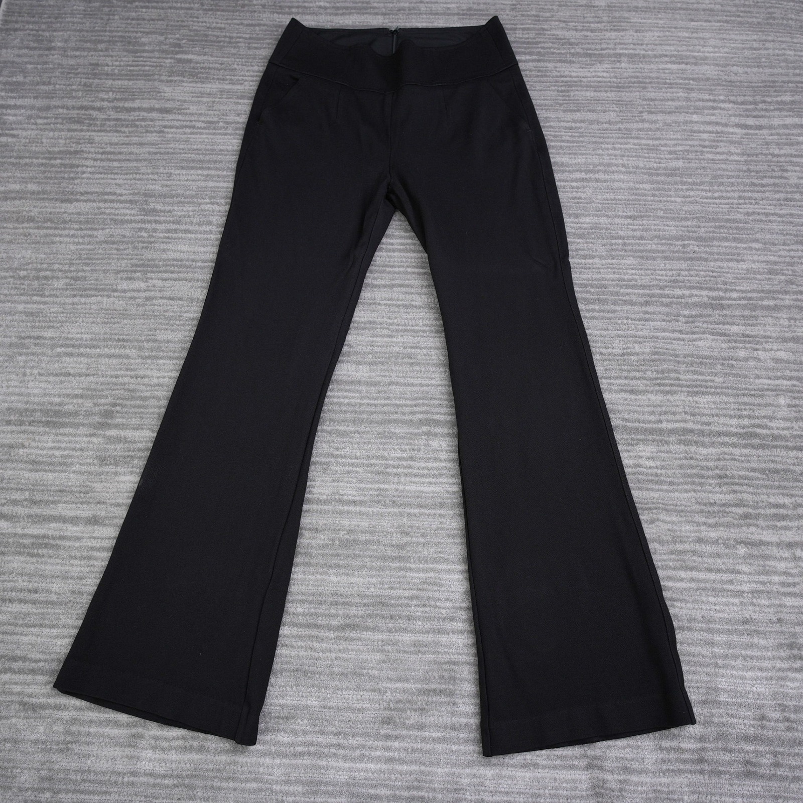 Cabi Black Flare Leg Trousers Women Size 10 Stretch Dress Pants Professional
